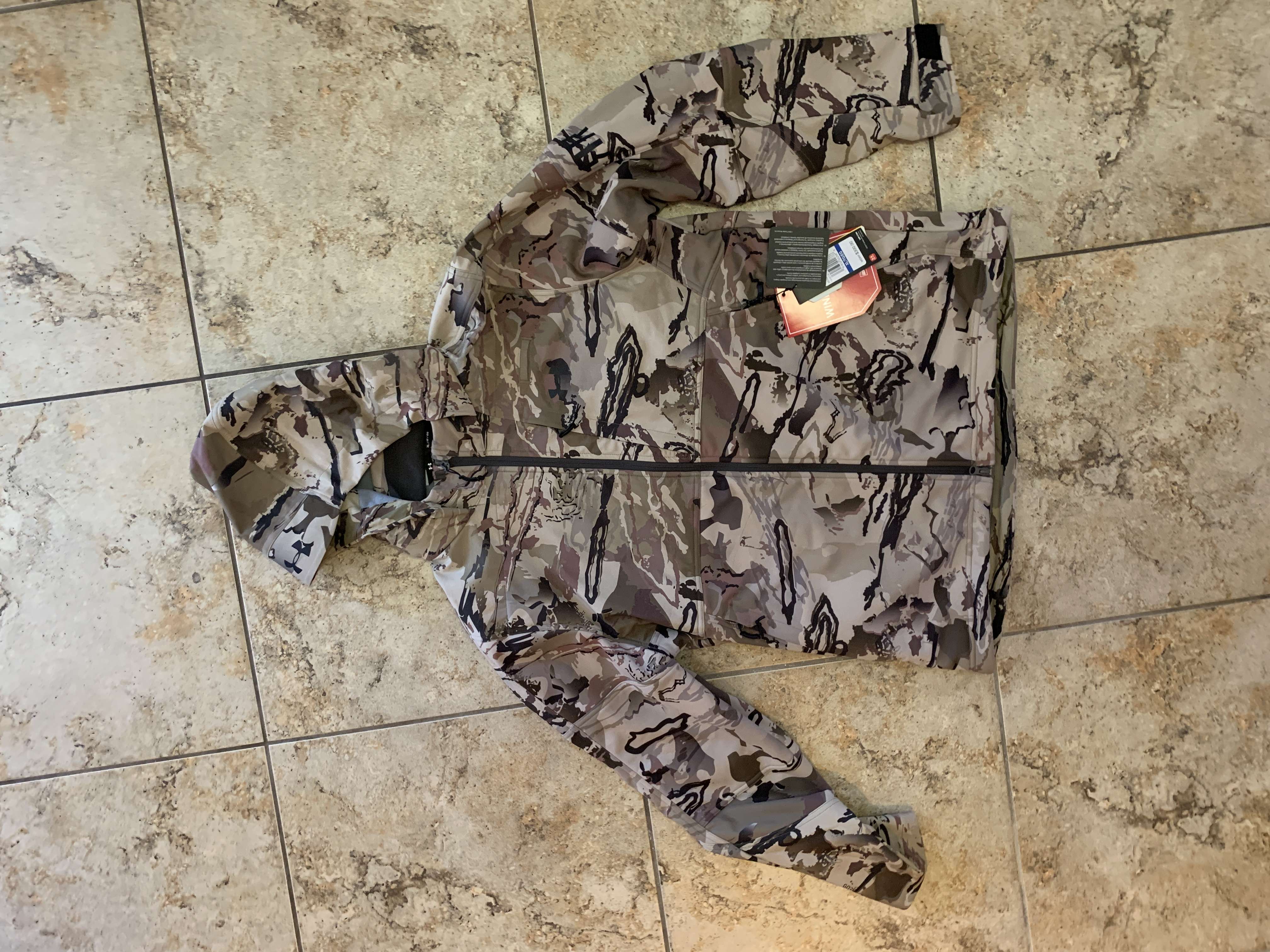 under armour camo jacket and pants