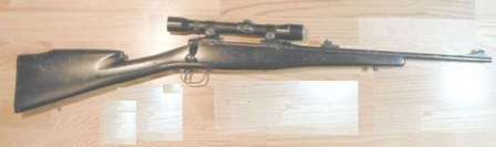 Gun Show 1988 Sav 110 223 with 4X bush banner scope $240 2-23-2013.jpg