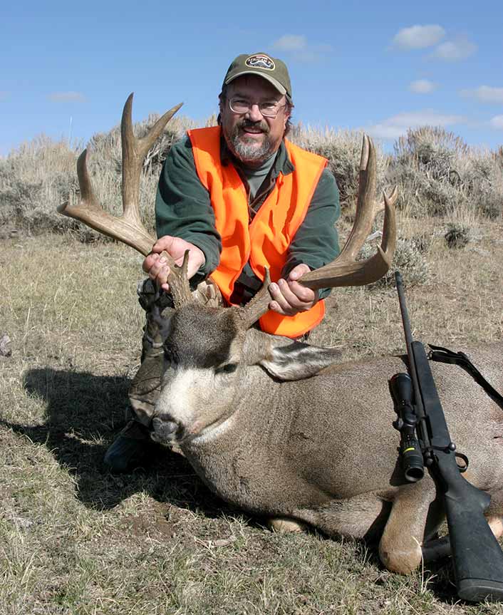 Astonishingly, this mule deer was killed at just under 400 yards with a .30-06 shooting 180-grain factory ammo.